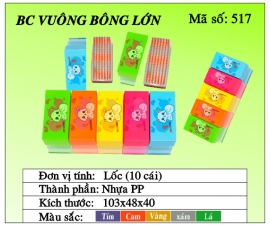 Bàn Chải vuông BÔNG lớn 
