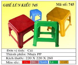 Ghế lùn kiểu 745
