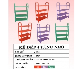 KỆ DÉP 4 TẦNG NHỎ