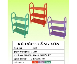 KỆ DÉP 3 TẦNG LỚN