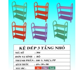 KỆ DÉP 3 TẦNG NHỎ