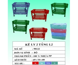 KỆ LY 2 TẦNG L2