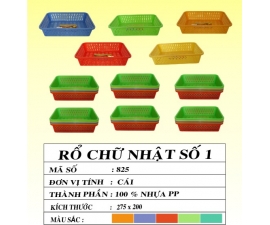 RỔ CHỮ NHẬT SỐ 1